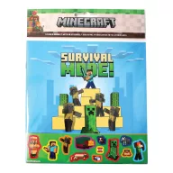   Minecraft Adventures album de autocolante cu 50 de autocolante