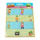 Stumble Guys Race etichete pentru caiet, 16 buc
