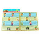 Stumble Guys Race etichete pentru caiet, 16 buc