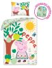Purcelușa Peppa Tree Husă de pat 140×200cm, 70×90 cm