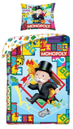 Monopoly Lenjerie de pat 140×200cm, 70×90 cm.