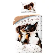 Câine Sweet Dreams lenjerie de pat 140×200 cm, 70×90 cm