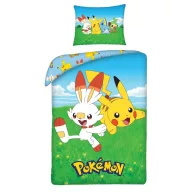 Pokémon Set de lenjerie de pat Field 140×200cm, 70×90 cm
