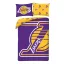 Los Angeles Lakers Logo set de lenjerie de pat 140×200cm, 70×90 cm microfibră