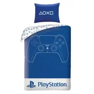   PlayStation Blue lenjerie de pat 140×200cm, 70x90 cm microfibră