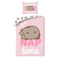   Pusheen Nap Time set lenjerie 140×200cm, 70×90 cm microfibre