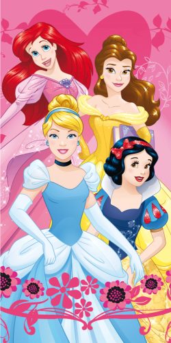 Prințesele Disney Heart prosop de baie, prosop de plajă 70x140cm