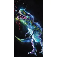 Dinozaur Prosop de baie neon, prosop de plajă 70*140cm
