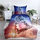 Astronaut Surf lenjerie de pat 140×200cm, 70x90 cm microfibră