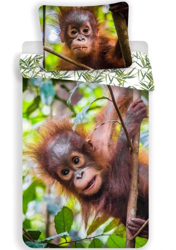 Orangutan Lenjerie de pat 140×200cm, 70×90 cm.