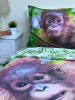 Orangutan Lenjerie de pat 140×200cm, 70×90 cm.