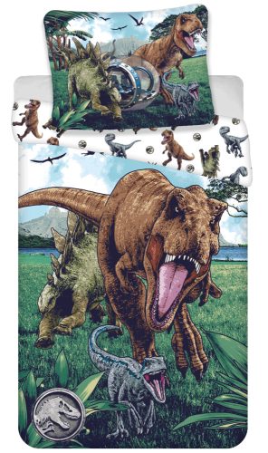 Jurassic World Trio Lenjerie de pat 140x200 cm, 70x90 cm
