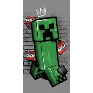  Minecraft Prosop baie Metro Art Creeper, Prosop plajă 70x140cm