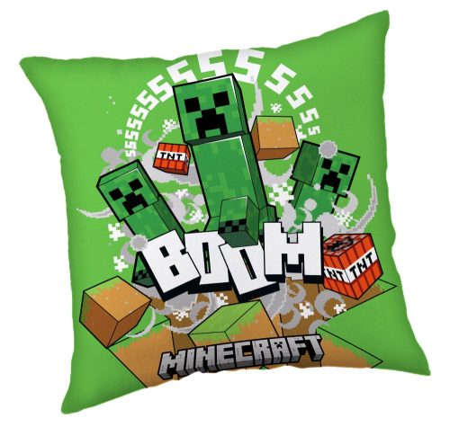 Minecraft Creeper Boom pernă Minecraft, pernă decorativă 40x40 cm