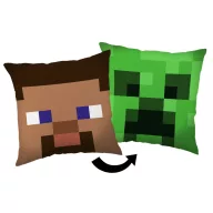 Minecraft Pernă decorativă Steve Creeper 40*40 cm