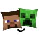 Minecraft Steve Creeper pernă Minecraft, pernă decorativă 40x40 cm