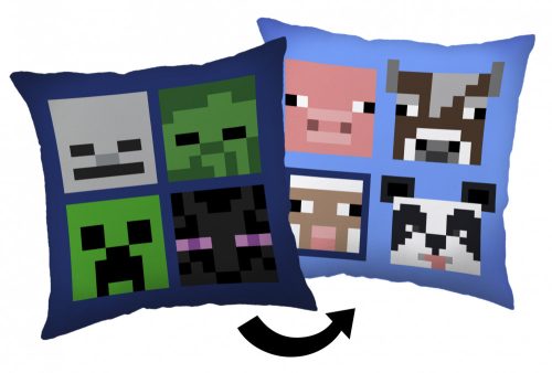 Minecraft Bad Mobs perna Minecraft, pernă decorativă 40x40 cm