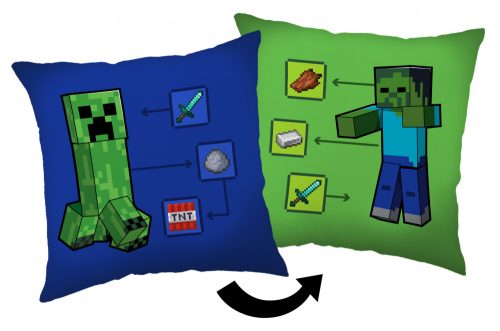 Minecraft How to Creeper pernă decorativă 40x40 cm