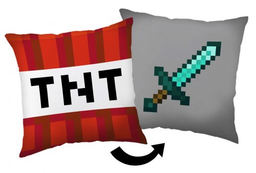 Minecraft TNT Sword pernă Minecraft, pernă decorativă 40x40 cm
