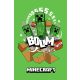 Minecraft Pătură Boom Creeper super pufoasă de polar 100*150cm