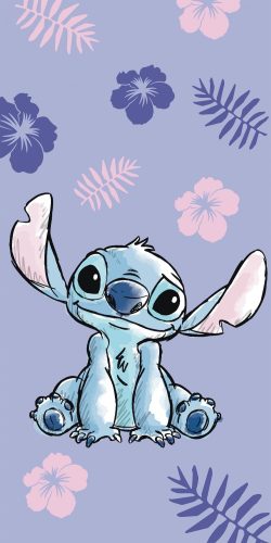 Disney Lilo și Stitch Prosop de baie mov, prosop de plajă 70*140cm