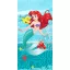 Prințesele Disney Prosop de baie, prosop de plajă Ariel Friends 70x140cm