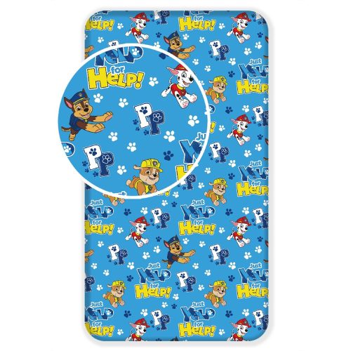 Patrula Cățelușilor Yelp cearsaf cu elastic 90x200 cm
