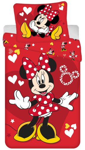 Disney Minnie Love & Stars Lenjerie de pat 140×200cm, 70×90 cm
