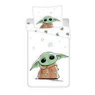 Star Wars Baby Yoda set de lenjerie 140x200 cm, 70x90 cm