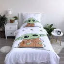Star Wars Baby Yoda set de lenjerie 140x200 cm, 70x90 cm
