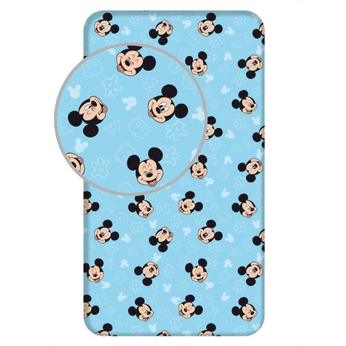 Disney Mickey cearșaf cu elastic 90x200 cm Disney Mickey cearșaf cu elastic 90x200 cm