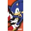 Sonic Ariciul Fearless Prosop de baie , Prosop de plajă 70x140cm