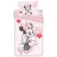 Disney Minnie  Heart Balloons set lenjerie de pat 140×200cm, 70×90 cm