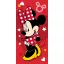 Disney Minnie  Pretty in Red prosop de baie, prosop de plajă 70x140cm