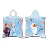   Disney Regatul de gheață Blue poncho prosop de plajă 50x115cm