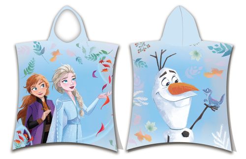 Disney Regatul de gheață Blue prosop de plajă poncho 50x115cm