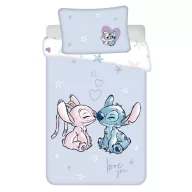   Disney Lilo și Stitch Purple Set lenjerie pat copii 100×135 cm, 40×60 cm