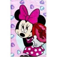   Disney Minnie  Bonbon Hearts prosop de mână, prosop de față, prosop 30x50cm