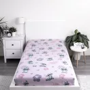 Disney Lilo și Stitch Pink cearșaf cu elastic 90x200 cm