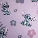 Disney Lilo și Stitch Pink cearșaf cu elastic 90x200 cm