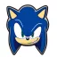 Sonic Ariciul Smirk pernă de formă, pernă decorativă 29x35 cm
