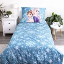 Disney Regatul de gheață White Snowflake așternut de pat pentru copii 100×135 cm, 40×60 cm