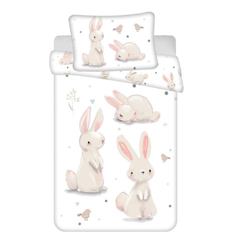 Lenjerie de pat pentru copii iepure Rest 100x135 cm, 40x60 cm