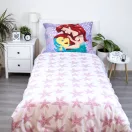 Prințesele Disney Ariel Pink set de lenjerie 140×200cm, 70×90 cm