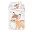 Disney Bambi Beige lenjerie de pat pentru copii 100×135cm, 40×60 cm