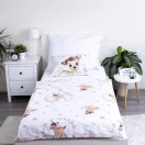 Disney Bambi Beige lenjerie de pat pentru copii 100×135cm, 40×60 cm