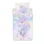 Unicorn Pastel Rainbow set de lenjerie de pat 140×200cm, 70×90 cm