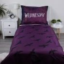 Wednesday Raven huse de pat 140×200cm, 70×90 cm Microfibră