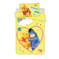   Disney Winnie de Pluș Smile Lenjerie de pat pentru copii 100×135 cm, 40×60 cm