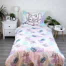 Disney Lilo și Stitch Leaves lenjerie de pat 140×200cm, 70×90 cm